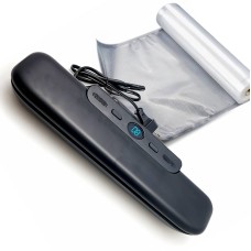 Вакууматор для харчових продуктів No Brand 20 пакетів Чорний (VSM-7912)