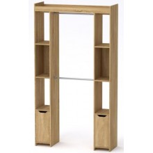 Шафа для речей 16 Компанит Дуб сонома (130х42х235 см)