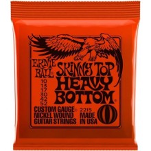 Струни для електрогітари Ernie Ball 2215 Skinny Top Heavy Bottom Nickel Wound 10/52
