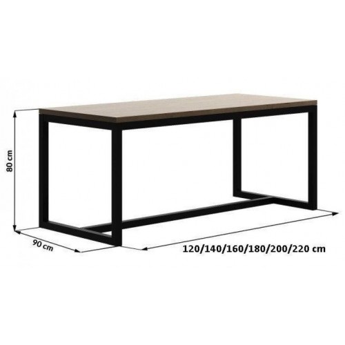 Стіл обідній GoodsMetall у стилі Лофт 1200х900х800 СТО88 Стіл обідній GoodsMetall у стилі Лофт 1200х900х800 СТО88