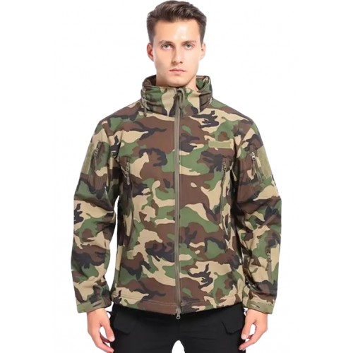 Тактична куртка Solve Woodland KT6000820 3XL Камуфляж (2413128441)