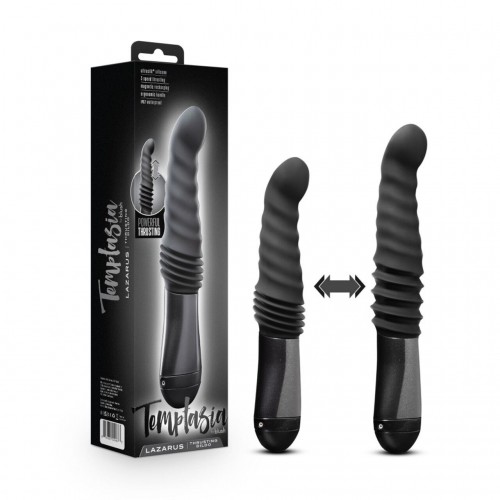 Пульсатор Temptasia by Blush - Lazarus Thrusting Dildo - Black в інтернет супермаркеті PbayMarket!