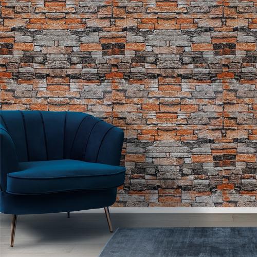 Самоклеюча декоративна 3D панель під цеглу піщаник у рулоні 3D Loft 3080x700x3мм Самоклеюча декоративна 3D панель під цеглу піщаник у рулоні 3D Loft 3080x700x3мм