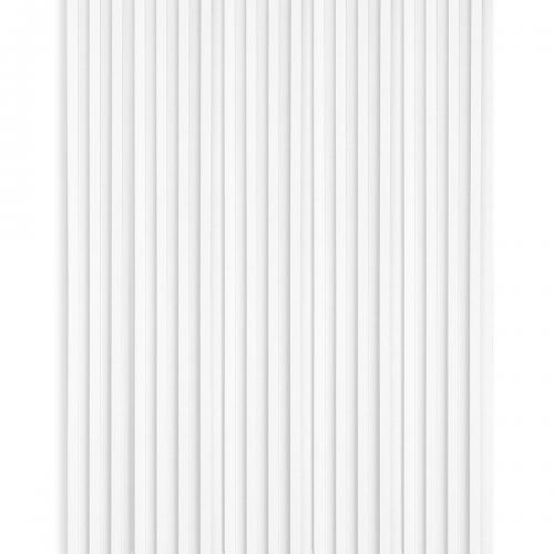 Декоративна стінова рейка Sticker Wall 160*23*3000мм (D) SW-00001533 Біла