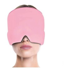 Шапка з холодним компресом No Brand Рожева