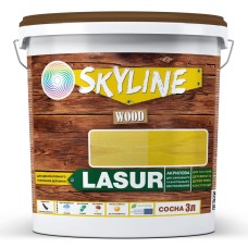 Лазур Skyline Lasur Wood декоративно-захисна для обробки дерева Сосна 3 л