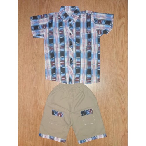 Літній комплект костюм для хлопчика Mine 116-122 см Синій (ю114) в інтернет супермаркеті PbayMarket!