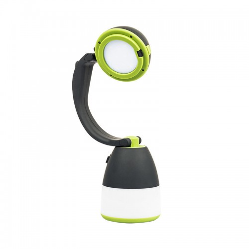Лампа-ліхтар для кемпінгу з повербанком SUNROZ Camping LED Lamp 4 в 1 Чорно-зелений (SUN7320)