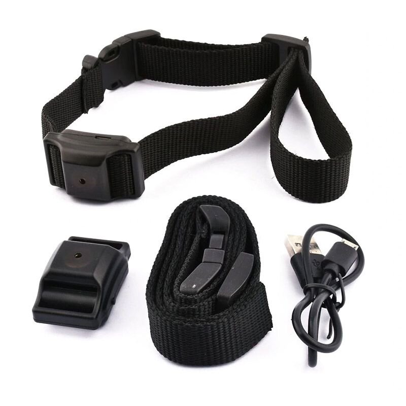 Нашийник антилай для маленьких собак акумуляторний DOBE PET68B зі звуком і вібрацією