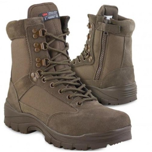 Тактичні черевики Mil-Tec Side zip boots 12822109 39 Коричневий (1826491039) Тактичні черевики Mil-Tec Side zip boots 12822109 39 Коричневий (1826491039)
