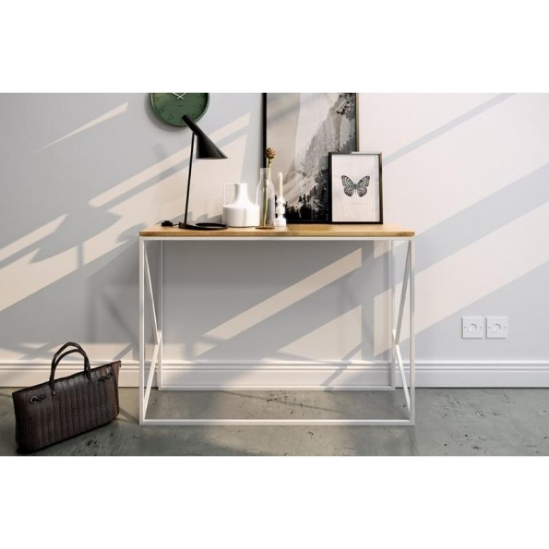 Консоль для дому в стилі Loft NS-367 830x1100x300 мм Черный