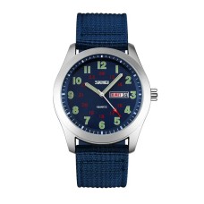 Чоловічий наручний класичний годинник Skmei 9112 Синій