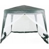Павільйон з москітною сіткою та блискавками Underprice 300x300х250 см Зелений