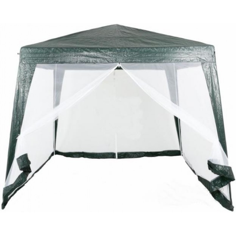 Павільйон з москітною сіткою та блискавками Underprice 300x300х250 см Зелений