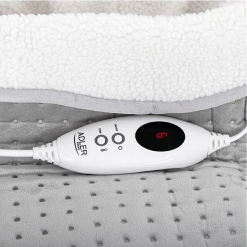 Грілка для ніг електрична Adler AD 7432 сіра