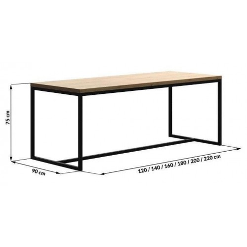 Стіл обідній GoodsMetall у стилі Лофт 1200х900х750 СТО86 Стіл обідній GoodsMetall у стилі Лофт 1200х900х750 СТО86