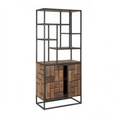 Стелаж для зберігання в стилі Loft NS-1694 1830x800x400 мм Черный