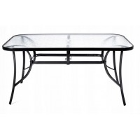 Стол садовый Kontrast MAJORKA Black 120*70*70 см. Стол садовый Kontrast MAJORKA Black 120*70*70 см.