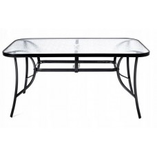 Стол садовый Kontrast MAJORKA Black 120*70*70 см.