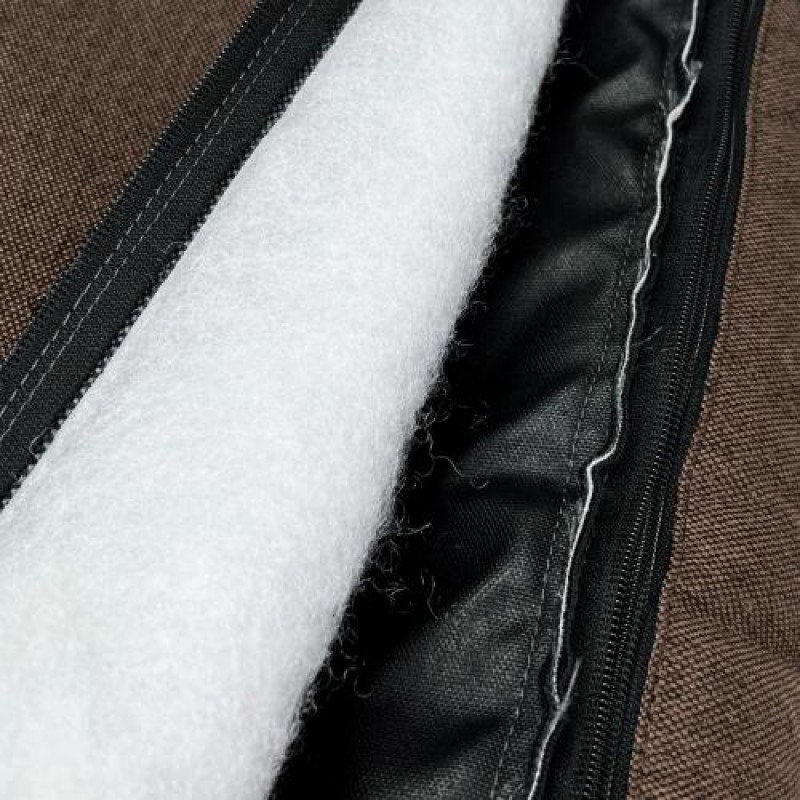 Лежак ліжко для собак та котів EGO Bosyak Рогожка XS 50x45 Коричневий (спальне місце для собак та котів)