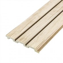 Декоративна стінова рейка Sticker Wall PS 2900x120x12 мм Бежевий (SW-00001741)