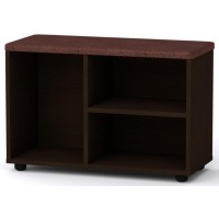 Тумба для взуття ТО-18 Компанит Венге темний (70х30х46, 5 см)