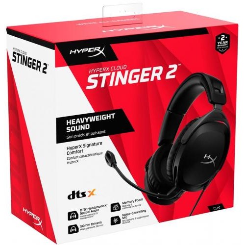 Гарнітура HyperX Cloud Stinger 2 3.5 mm Black (519T1AA)