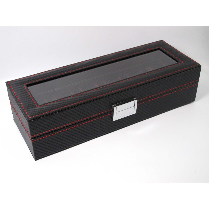 Шкатулка для зберігання годинників Craft 6PU.CRB.RD Чорний