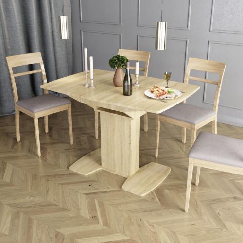 Стіл Art In Head Shanghai 1100x750x750 МДФ Дуб сонома (101011608) Стіл Art In Head Shanghai 1100x750x750 МДФ Дуб сонома (101011608)