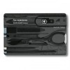 Ніж Victorinox Swisscard Transparent Black блістер (1049-Vx07133.T3B1)