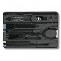 Ніж Victorinox Swisscard Transparent Black блістер (1049-Vx07133.T3B1) Ніж Victorinox Swisscard Transparent Black блістер (1049-Vx07133.T3B1)