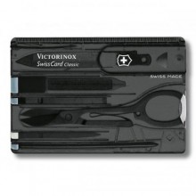 Ніж Victorinox Swisscard Transparent Black блістер (1049-Vx07133.T3B1)