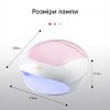Лампа для манікюру SML S9 180Вт 60led Біло-рожевий