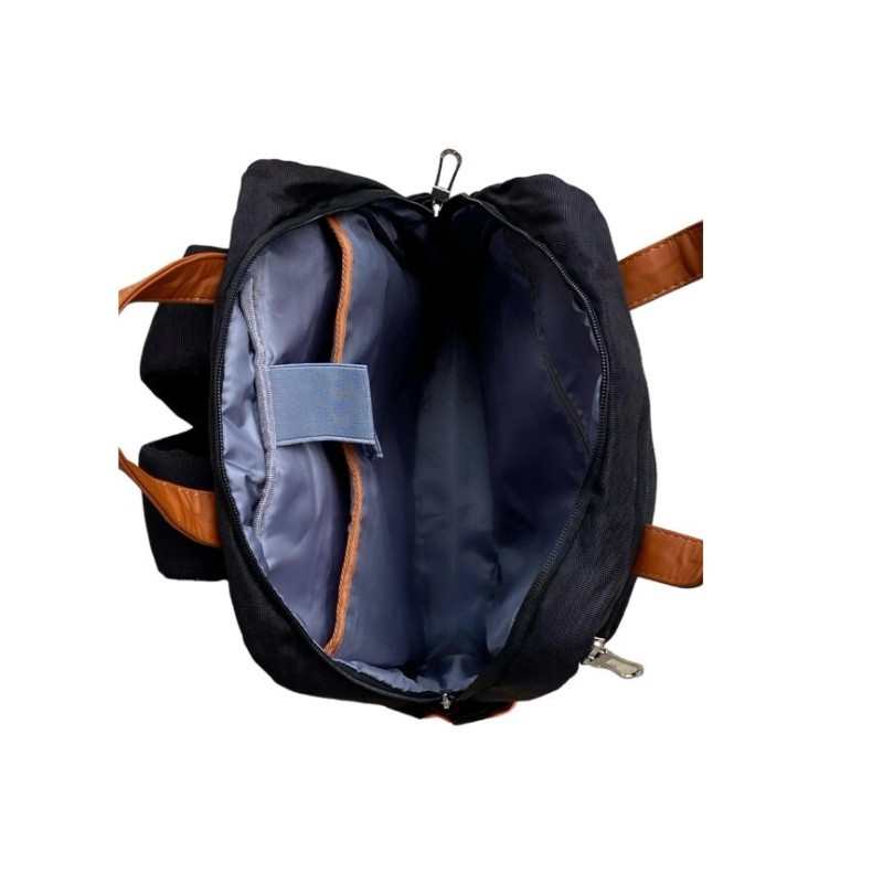 Жіночий рюкзак міський тканинний з відділом для ноутбука Digital Чорний (IBR199B)