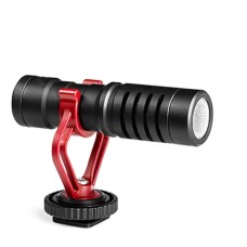 Направлений мікрофон для телефону, камери, фотоаппарату Savetek М100, кардіоїдний, з вітрозахистом