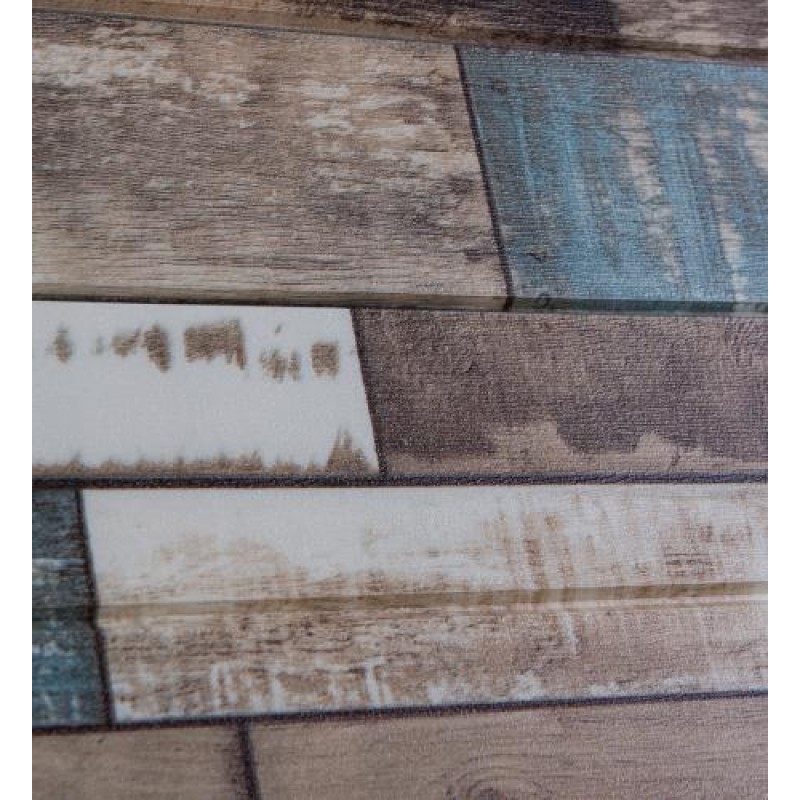 Самоклеюча декоративна 3D панель синє дерево 3D Loft 700x700x5мм