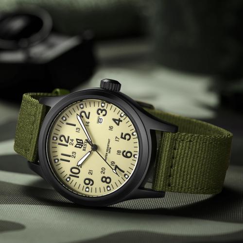 Наручний годинник чоловічий BESTA Command Green Чорний (3501) Наручний годинник чоловічий BESTA Command Green Чорний (3501)