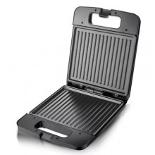 Контактний гриль електричний RAF R.516 з антипригарним покриттям 1400W Grey-Black