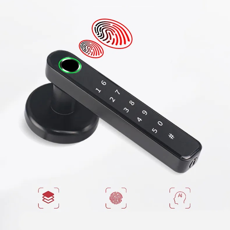 Біометричний розумний кодовий смарт замок на міжкімнатні двері Badodo Security 196