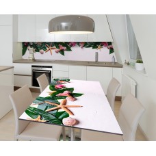Наклейка 3Д вінілова на стіл Zatarga «Тропічні радості» 650х1200 мм (Z184378/1st)
