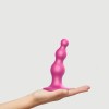 Насадка для страпона Strap-On-Me Dildo Plug Beads Framboise Metallic S в інтернет супермаркеті PbayMarket!