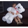 Плюшевий ведмедик Mister Medved Чарлі 110 см Білий (006)