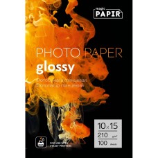 Фотопапір Magic 210 г/м2 глянцевий 10х15 см Білий 100 шт