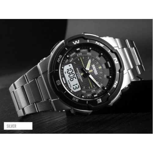 Чоловічий годинник Skmei 1370 Marshal Срібло Чоловічий годинник Skmei 1370 Marshal Срібло