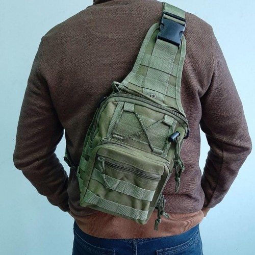 Тактична сумка-рюкзак Military T-Bag 3 28х18х13 см Хакі