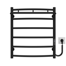 Рушникосушарка електрична Класік N П6 500х600 Deffi Чорний JD03 (C.KN.60.50.6.E.B.R.1)