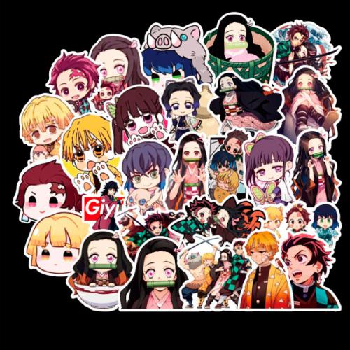 Набір стікерів Клинок Розсікаючий Демонів Kimetsu no Yaiba Аніме 50 шт (37403) GameStyle Набір стікерів Клинок Розсікаючий Демонів Kimetsu no Yaiba Аніме 50 шт (37403) GameStyle