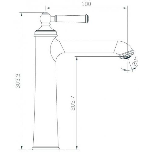 Змішувач для раковини IMPRESE Hydrant ZMK031806011 в інтернет супермаркеті PbayMarket!