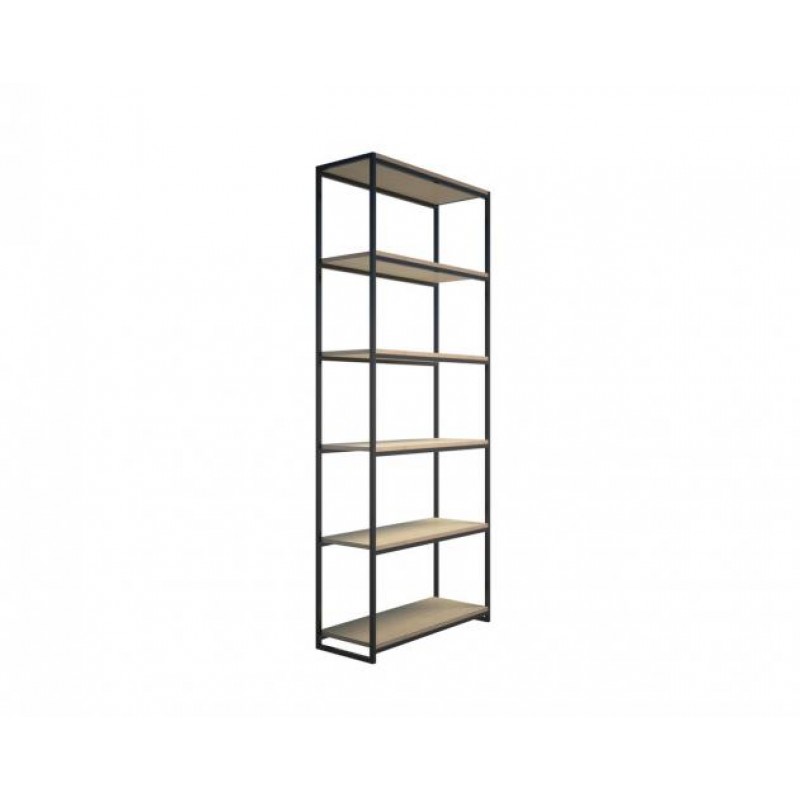 Стелаж для зберігання в стилі Loft NS-1662 1830x600x300 мм Черный