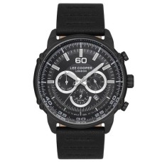 Годинник чоловічий водостійкий наручний Lee Cooper Wolf Чорний (2492688305)